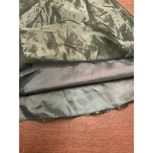 Vintage Bonnie Jean Girls Dress Green Velvet Sweetheart Neck Roses Ribbons Sze 8 - Picture 9 of 10